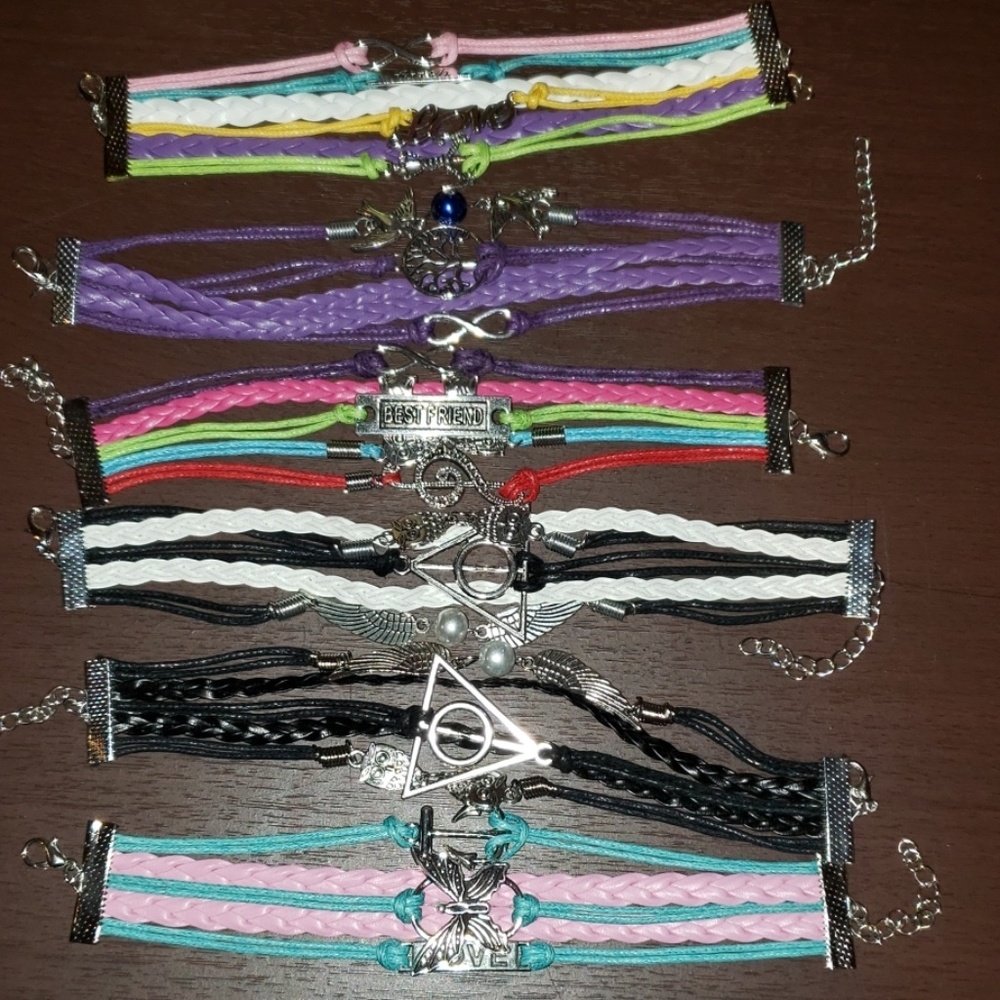 Layered charm bracelets (Price for 1)